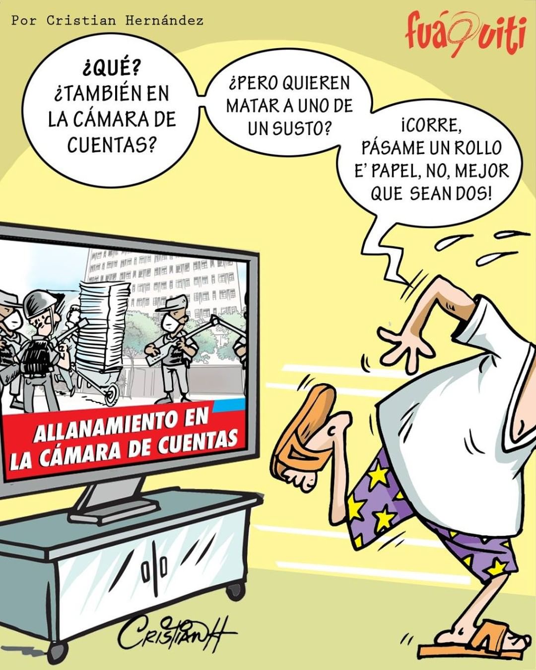 Caricatura Fuaquiti, 23 de Febrero, 2021 – ¡Cámara de Cuentas! Caricatura Fuaquiti, 23 de Febrero, 2021 – ¡Cámara de Cuentas!
