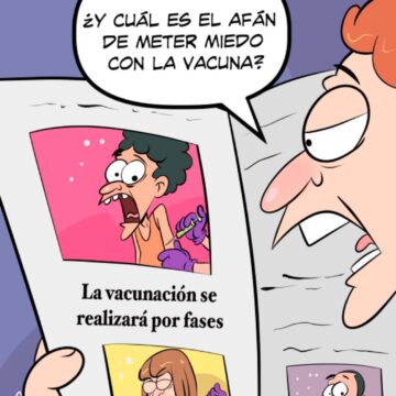 Caricatura Fuaquiti, 24 de Febrero, 2021 – ¡La vacuna!