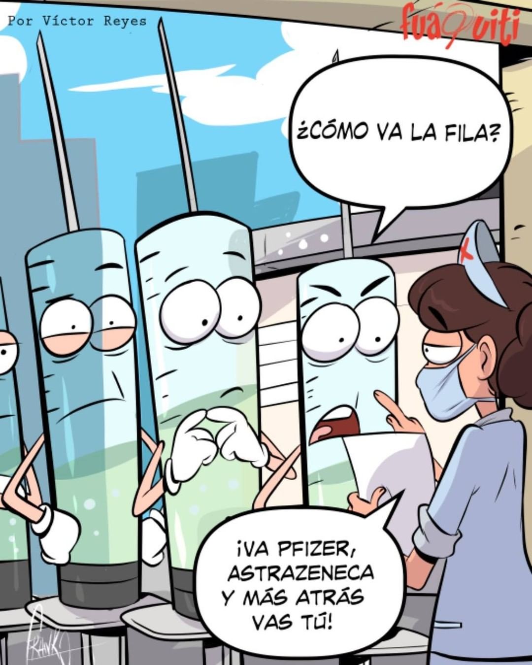 Caricatura Fuaquiti, 30 de Enero, 2021 – ¡El orden de las vacunas! Caricatura Fuaquiti, 30 de Enero, 2021 – ¡El orden de las vacunas!