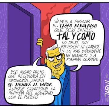 Caricatura Jarúl – 24 de Febrero, 2021 – El Pacto Eléctrico de Danilo