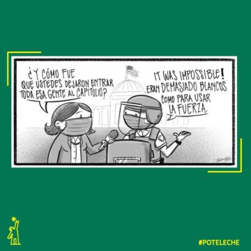 Caricatura Noticiero Poteleche – Diario Libre, 08 de Enero, 2021