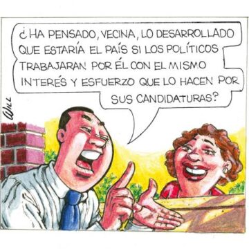 Caricatura Rosca Izquierda – Diario Libre, 16 de Febrero, 2021