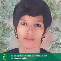 La Imagen de Fefita la Grande a sus 24 años de Edad