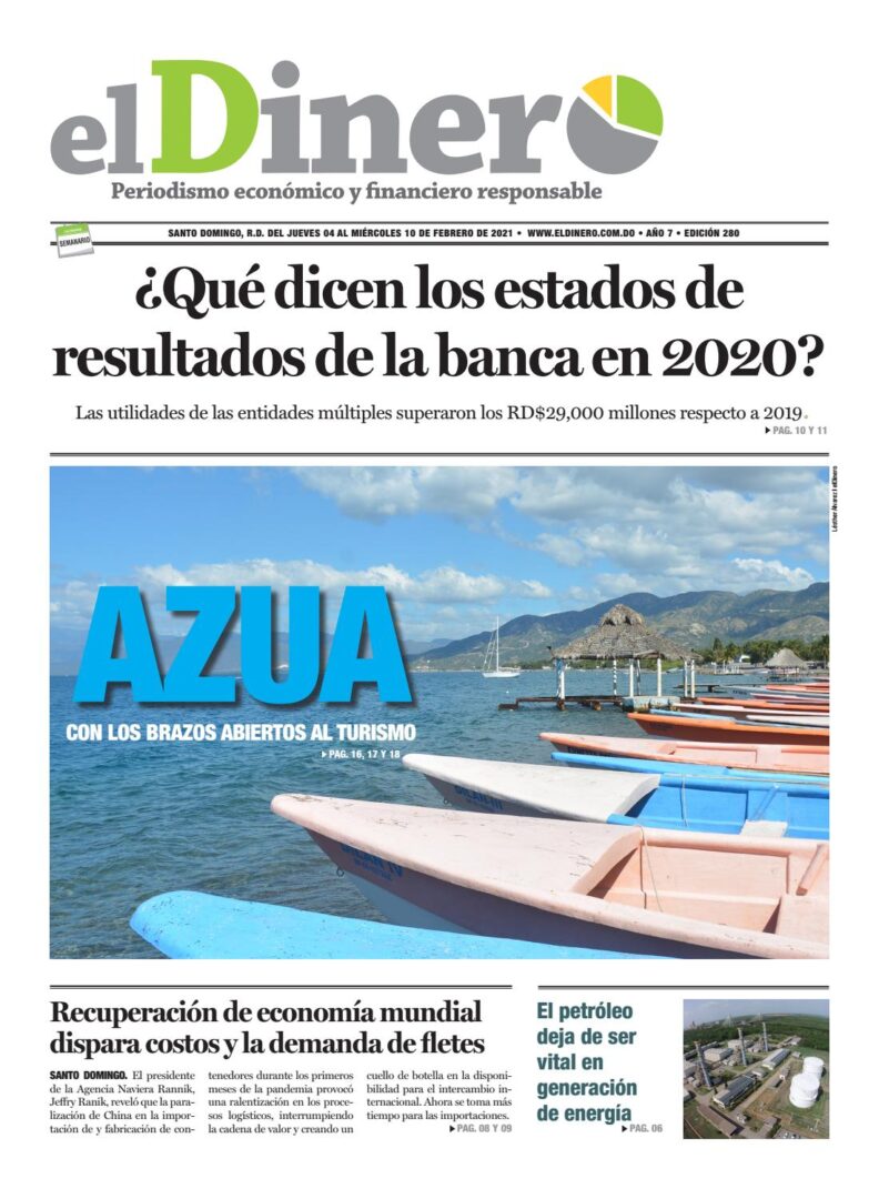 Portada Periódico El Dinero, Jueves 04 de Febrero, 2021