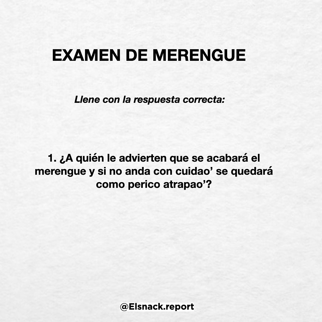 Snack Report – 13 de Febrero, 2021 – Merengue Snack Report – 13 de Febrero, 2021 – Merengue