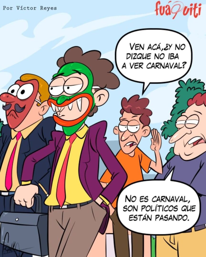 ¡Carnaval! – Caricatura Fuaquiti, 28 de Febrero, 2021
