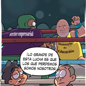 ¡Sector Empresarial VS Ministerio de Educación! – Caricatura Fuaquiti, 28 de Febrero, 2021