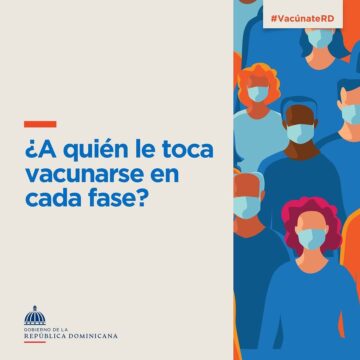 ¿A quién le toca vacunarse en cada fase? Presidencia Dominicana