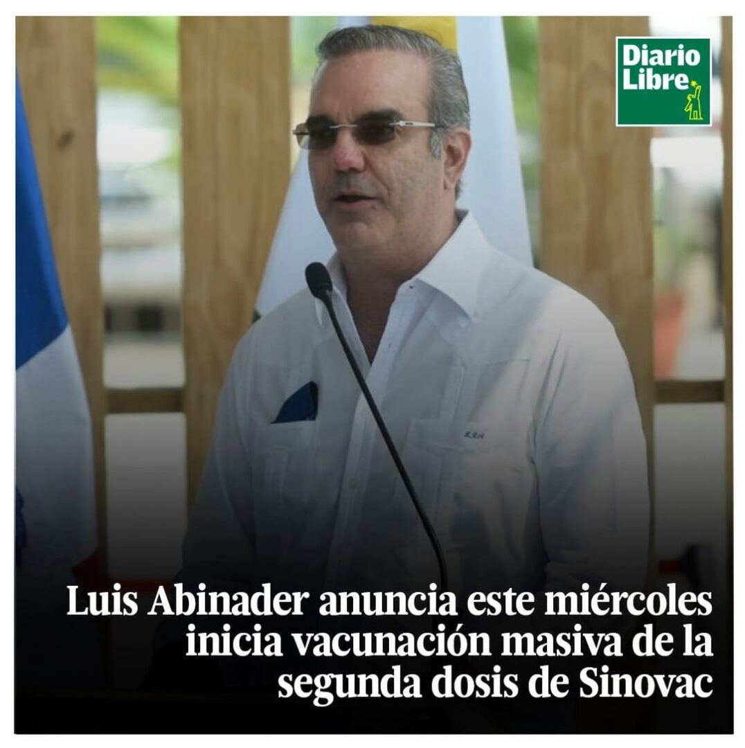 Abinader, Diario Libre, 23 de Marzo, 2021