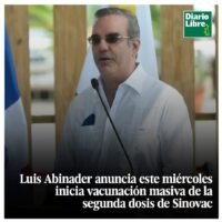 Abinader, Diario Libre, 23 de Marzo, 2021