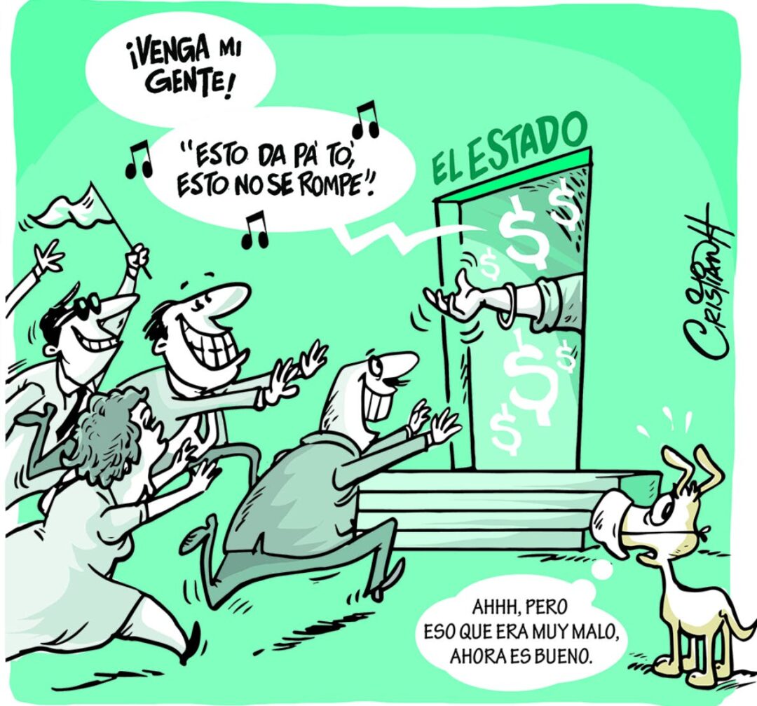 Caricatura Cristian Caricaturas – El Día, 12 de Marzo, 2021