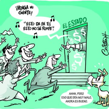 Caricatura Cristian Caricaturas – El Día, 12 de Marzo, 2021