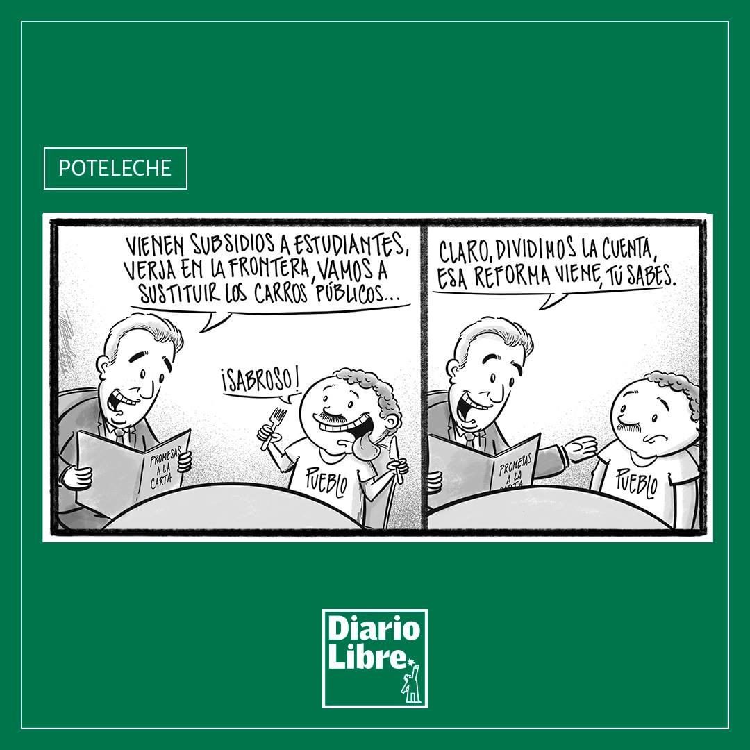 Caricatura Noticiero Poteleche – Diario Libre, 01 de Marzo, 2021