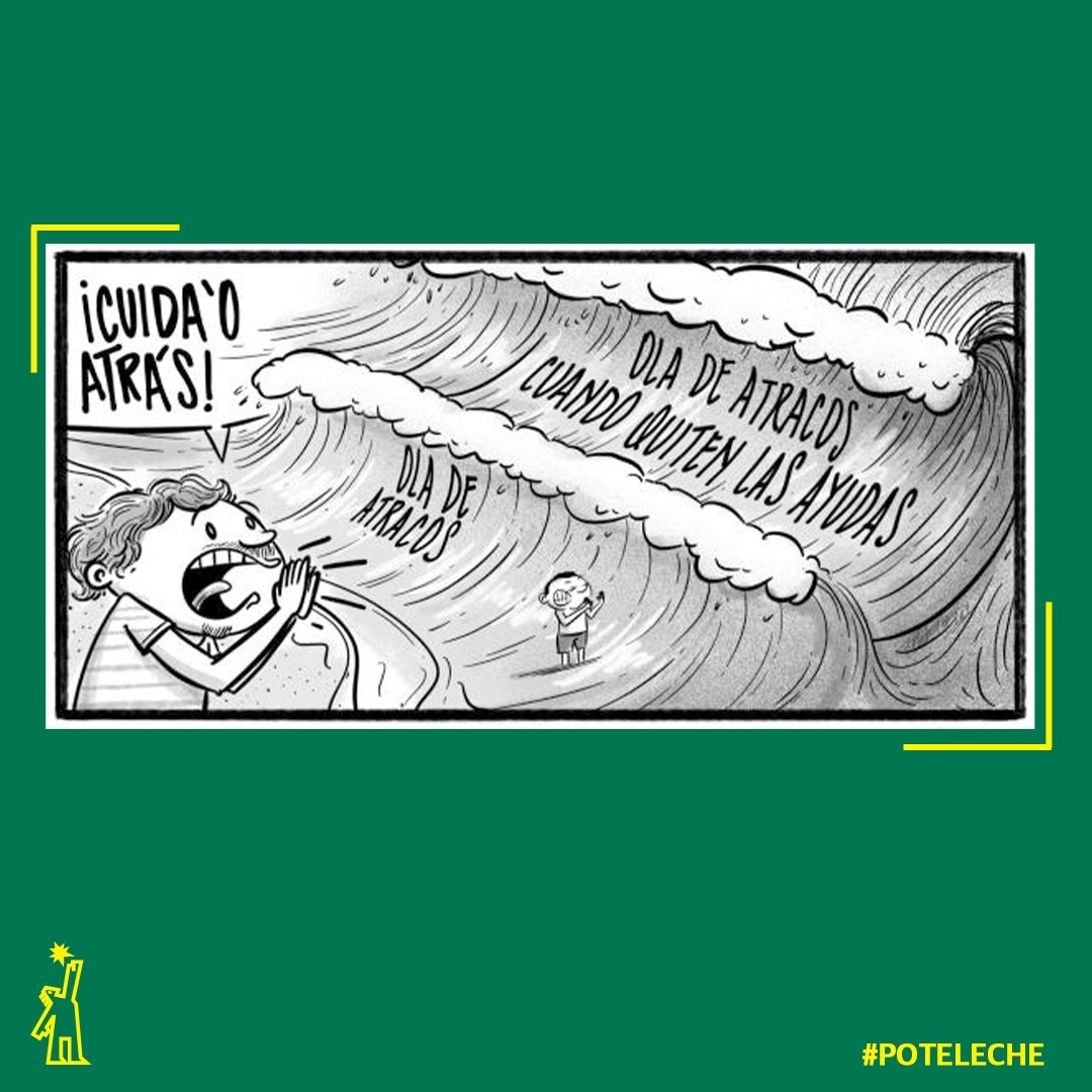 Caricatura Noticiero Poteleche – Diario Libre, 12 de Marzo, 2021