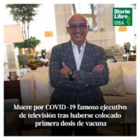 Ejecutivo de Televisión, Diario Libre, 24 de Marzo, 2021