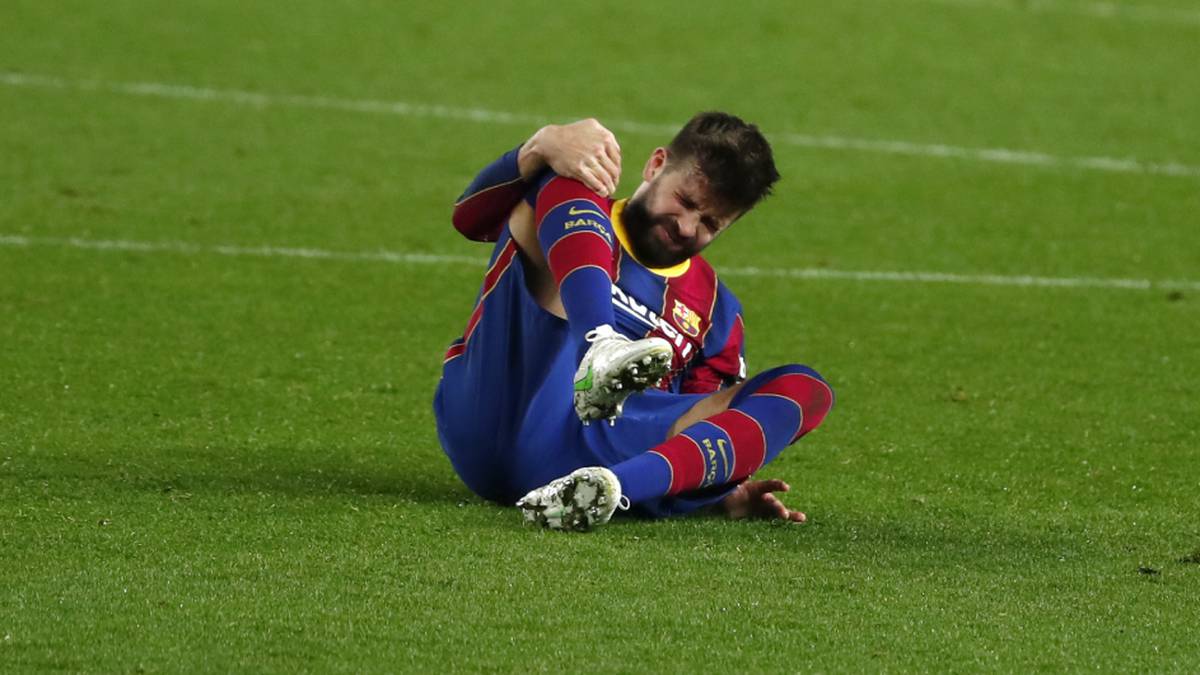 Piqué sufre nueva lesión en rodilla derecha