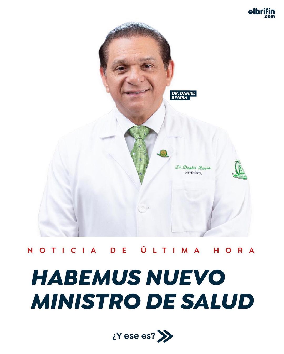 Habemus Nuevo Ministro de Salud – El Brifin – 01 de Marzo, 2021 Habemus Nuevo Ministro de Salud – El Brifin – 01 de Marzo, 2021