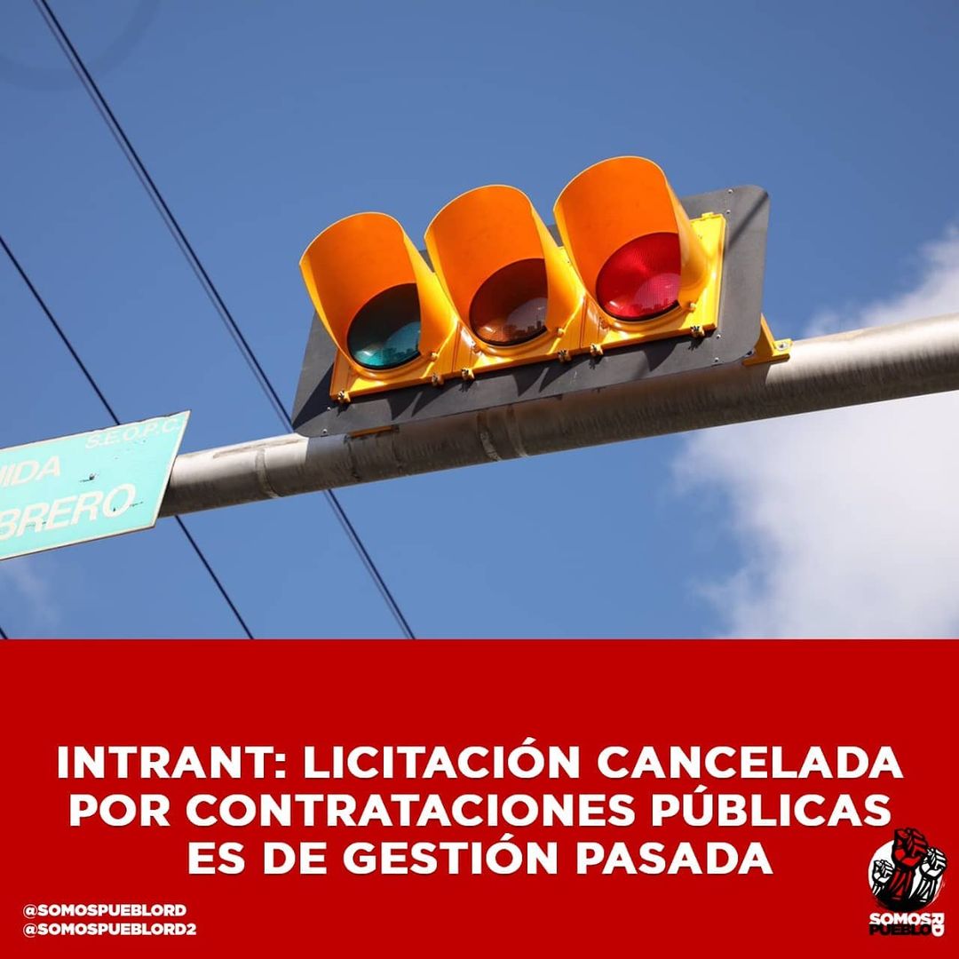 INTRANT: Licitación cancelada por Contrataciones Públicas es de gestión pasada