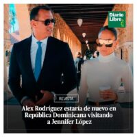 Jennifer López y Alex Rodríguez, Diario Libre, 16 de Marzo, 2021