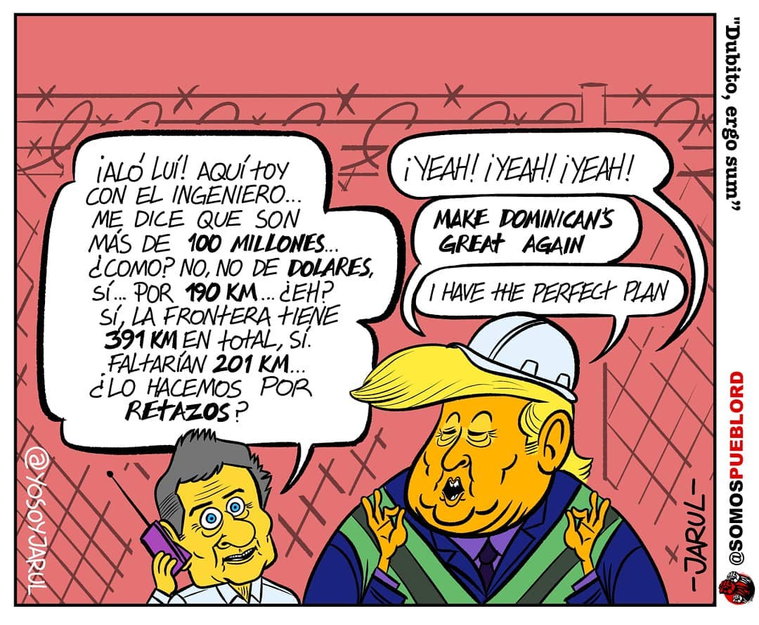 La valla de los 100 millones de dólares – Caricatura Jarúl – 02 de Marzo, 2021 La valla de los 100 millones de dólares – Caricatura Jarúl – 02 de Marzo, 2021