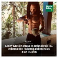 Lenny Kravitz, Diario Libre, 24 de Marzo, 2021