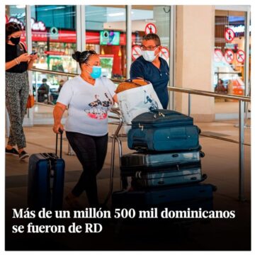 Millón 500 Mil + Dominicanos Se Fueron, Diario Libre, 15 de Marzo, 2021