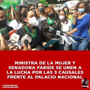 Ministra de la Mujer y senadora Faride, Somos Pueblo 12 de Marzo, 2021