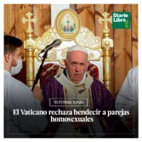 Papa Francisco, Diario Libre, 16 de Marzo, 2021