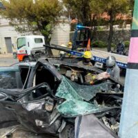 Cuatro muertos en accidente en la avenida Anacaona en Los Cacicazgos