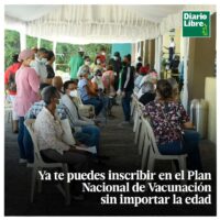 Plan Nacional de Vacunación, Diario Libre, 15 de Marzo, 2021