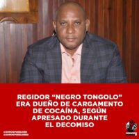 Regidor Negro Tongolo, Somos Pueblo 09 de Marzo, 2021
