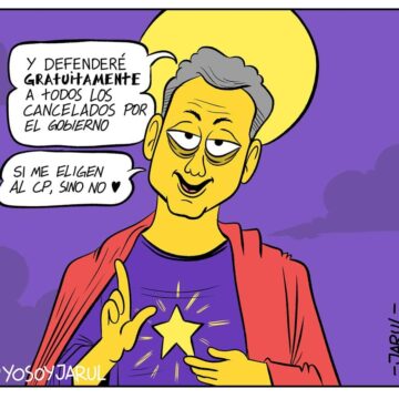 San Alain de la defensa – Caricatura Jarúl – 07 de Marzo, 2021