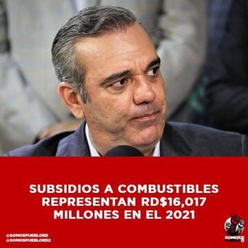 Subsidios a Combustibles, Somos Pueblo 12 de Marzo, 2021