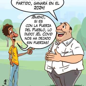 Ta' caliente Leonel con el Covid, Caricatura Fuaquiti, 25 de Marzo, 2021