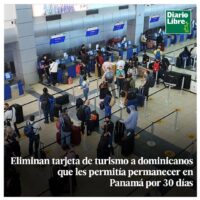 Tarjeta de Turismo, Diario Libre, 24 de Marzo, 2021