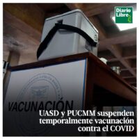 UASD y PUCMM, Diario Libre, 15 de Marzo, 2021