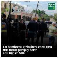 Un Hombre Se Atrinchera, Diario Libre, 24 de Marzo, 2021