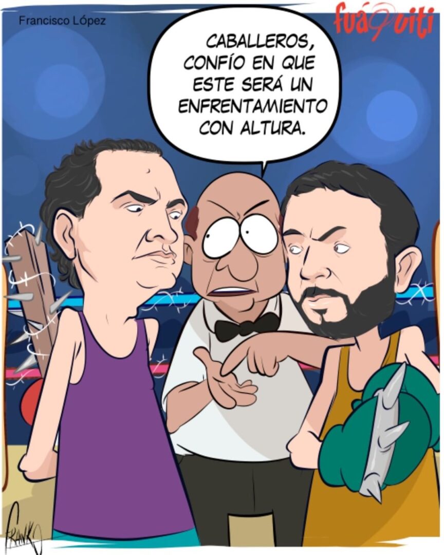 ¡El debate! – Caricatura Fuaquiti, 24 de Marzo, 2021
