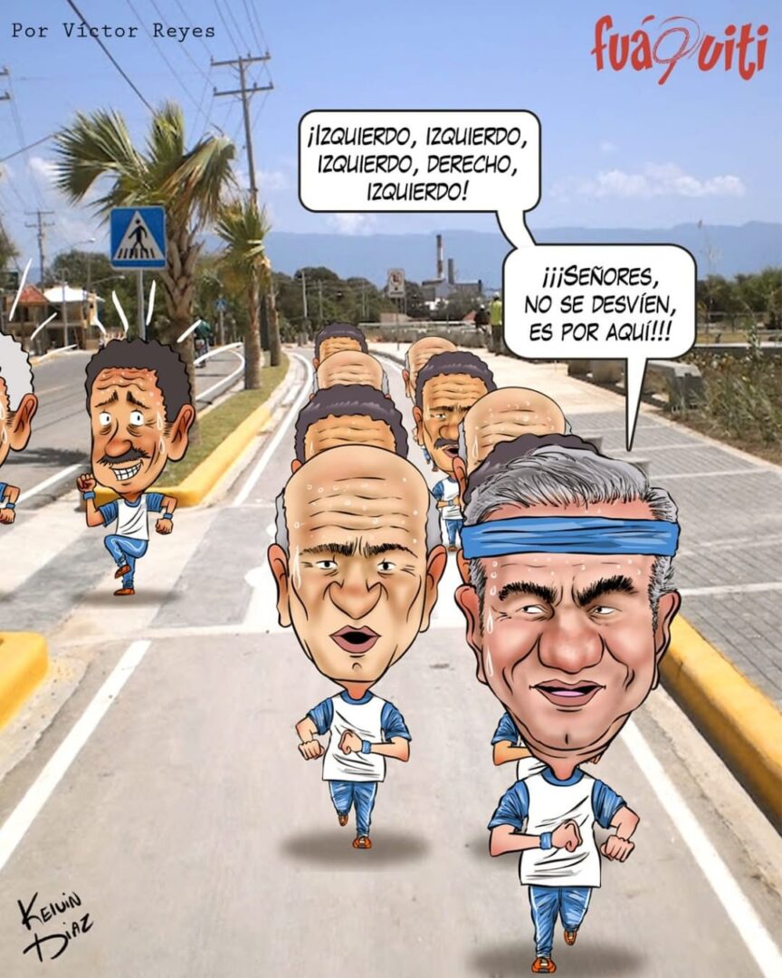 ¡La ruta de Abinader! – Caricatura Fuaquiti, 16 de Marzo, 2021