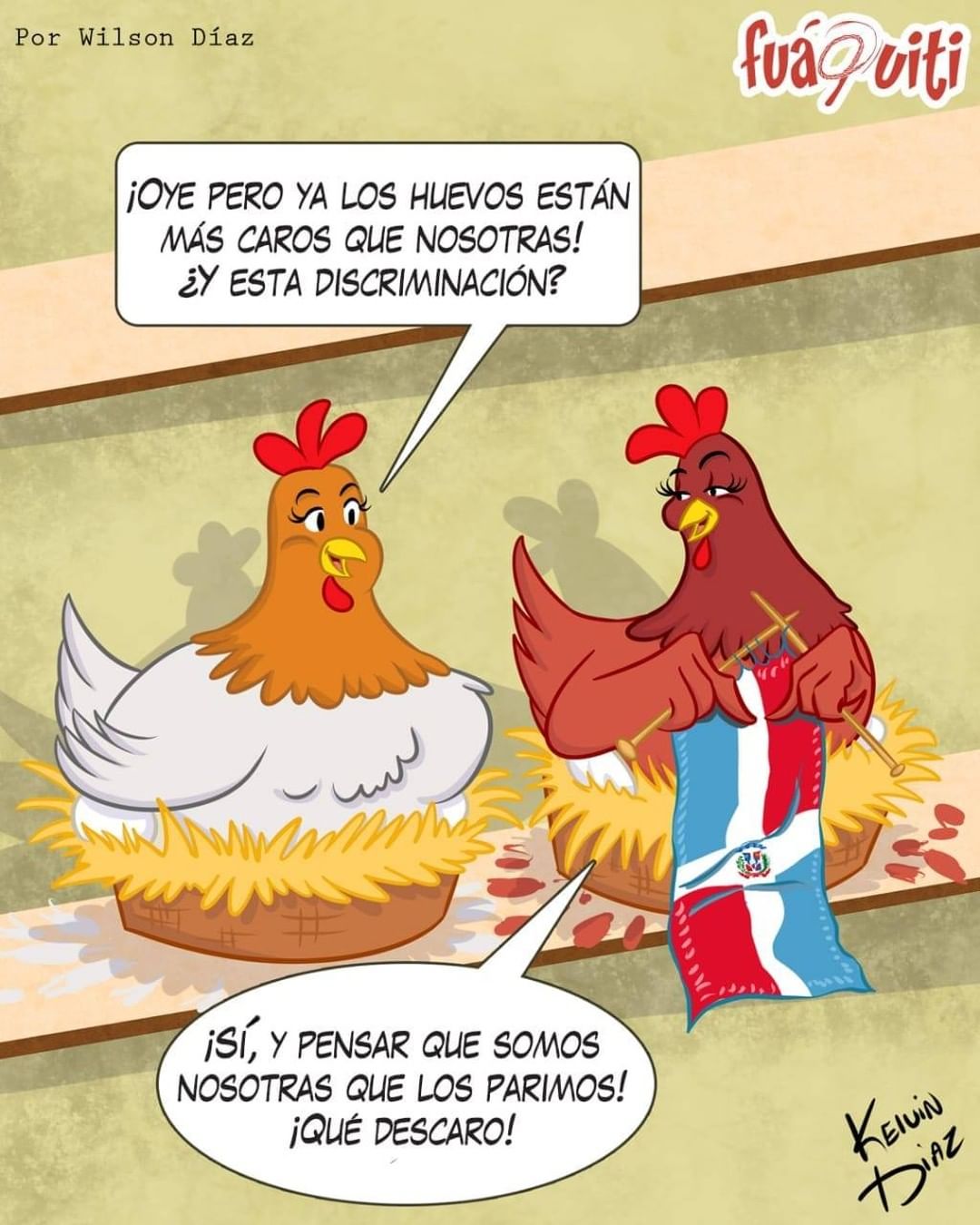 ¡Las gallinas jodedoras! – Caricatura Fuaquiti, 01 de Marzo, 2021 ¡Las gallinas jodedoras! – Caricatura Fuaquiti, 01 de Marzo, 2021