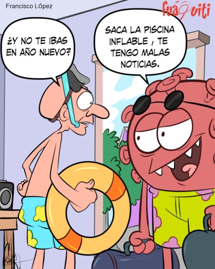 ¡No hay forma con el COVID! – Caricatura Fuaquiti, 28 de Marzo, 2021