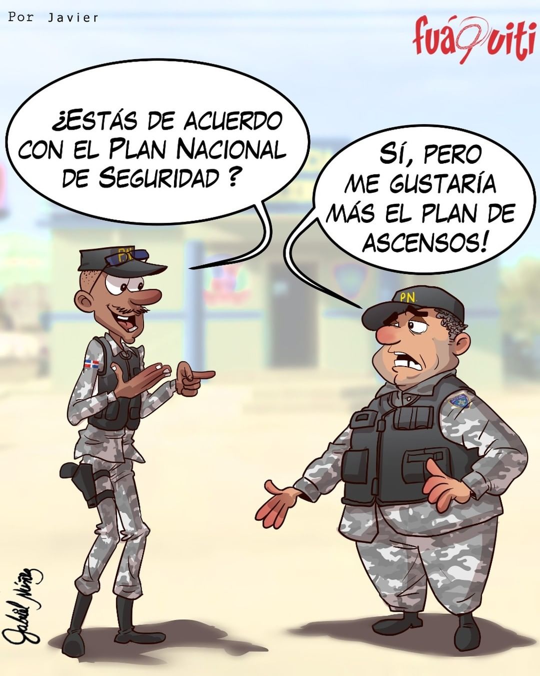 ¡Plan Nacional de Seguridad! – Caricatura Fuaquiti, 24 de Marzo, 2021