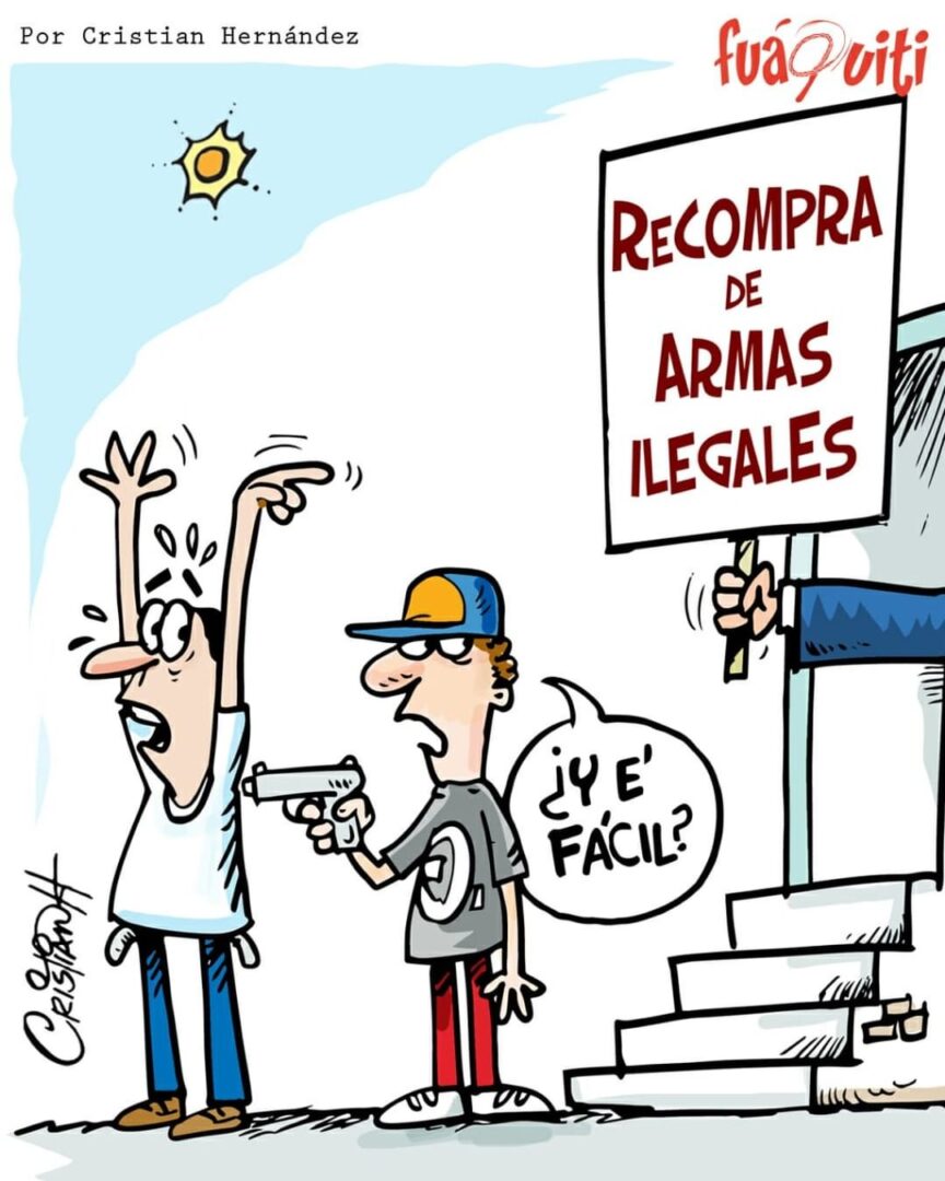 ¡Recompra de armas! – Caricatura Fuaquiti, 24 de Marzo, 2021