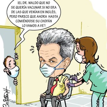 ¡Waldo Ariel se vacuna con la China! – Caricatura Fuaquiti, 04 de Marzo, 2021