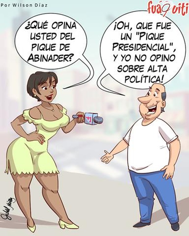 Abinadersh cógelo suave – Caricatura Fuaquiti – 07 de Abril 2021