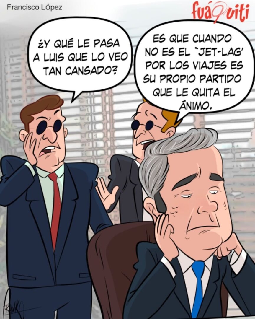 Anímate Luis, siempre con la frente en alto – Caricatura Fuaquiti – 23 de Abril, 2021