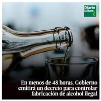 Bebidas Alcohólicas, Diario Libre, 26 de Abril, 2021
