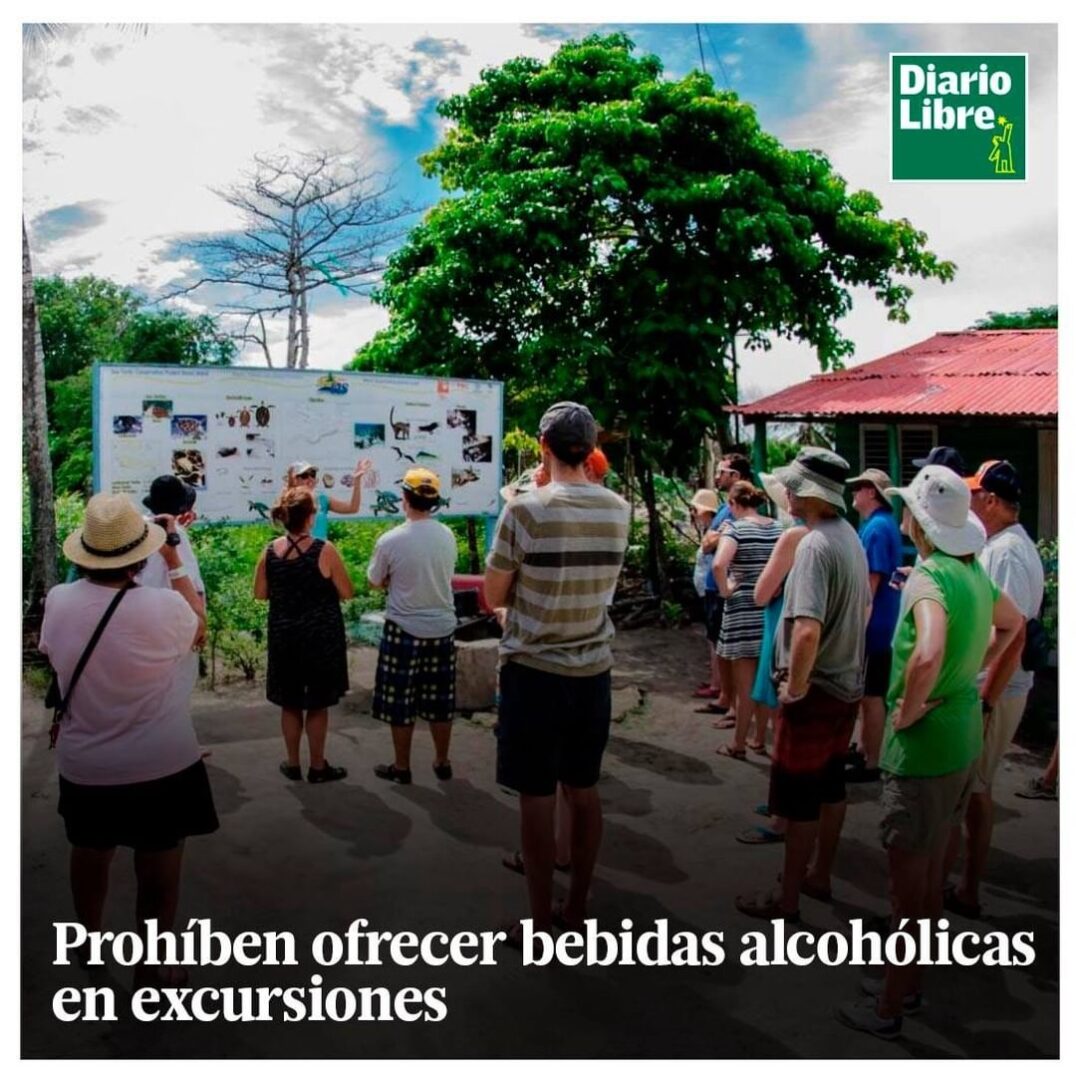 Bebidas Alcohólicas en Excursiones, Diario Libre, 22 de Abril, 2021