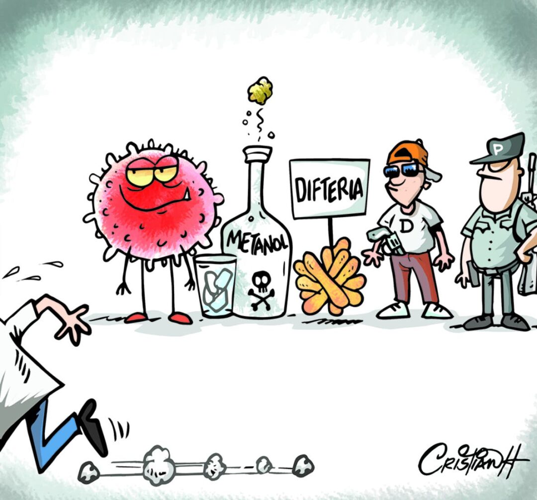 Caricatura Cristian Caricaturas – El Día, 16 de Abril, 2021