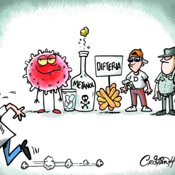 Caricatura Cristian Caricaturas – El Día, 16 de Abril, 2021